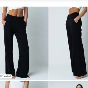 Talentless French Terry Lounge Pant - Pitch Black - L - Excellent Preowned